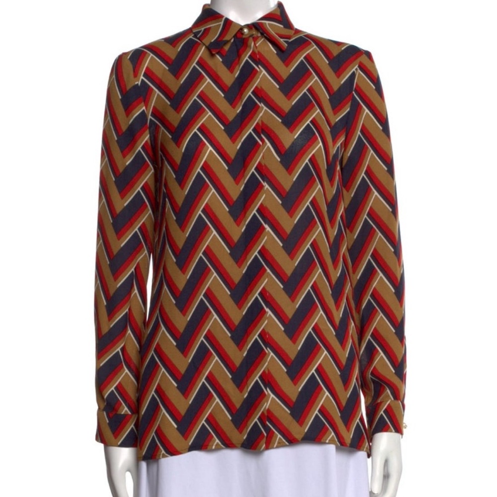 Gucci Silk Button-Up Top